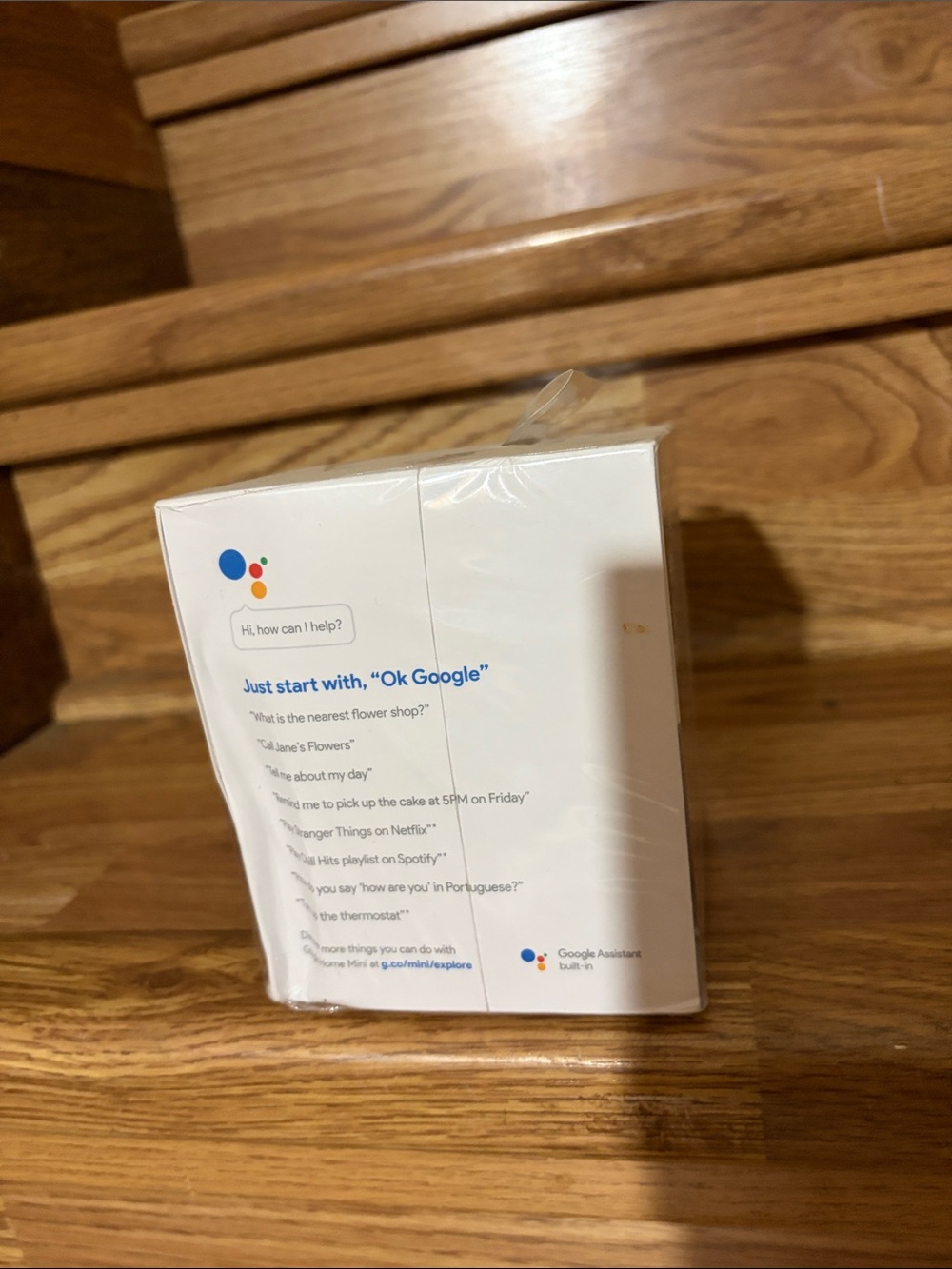 google Home Mini - Chalk (Light Gray) - Picture 4 of 7